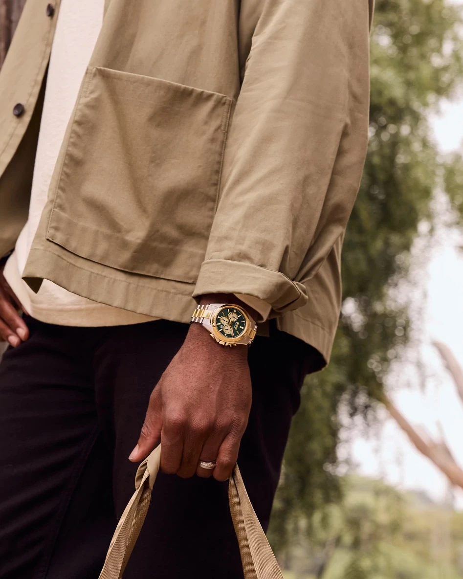 Sport Luxury Green Dial Stainless Steel Bracelet CA4684-54X | CITIZEN